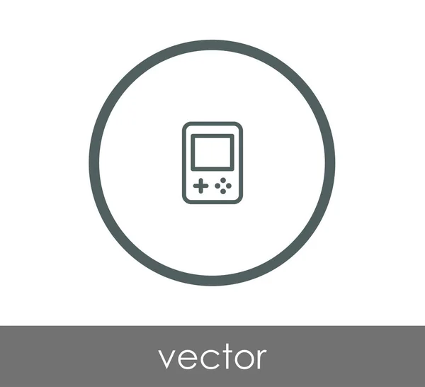 Joystick spindelväv ikonen — Stock vektor