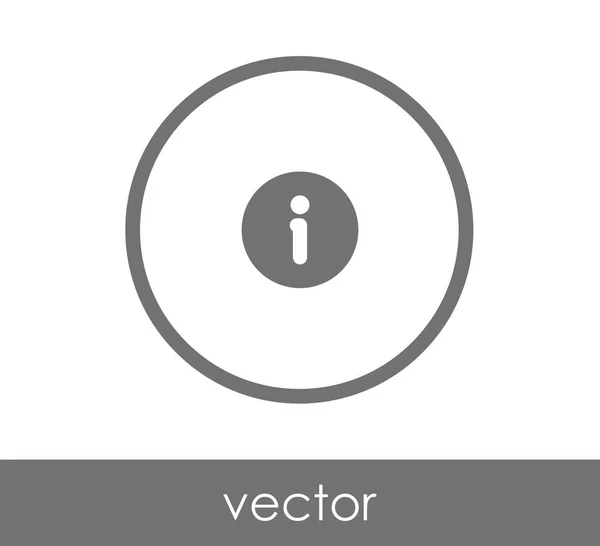 Informatiepictogram teken — Stockvector