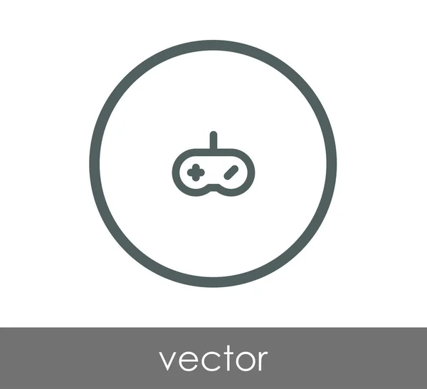 Jeu joystick icône — Image vectorielle