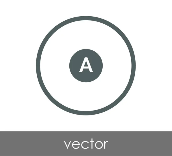 Design dell'icona di grado — Vettoriale Stock