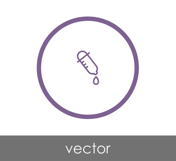 Ikon web dropper - Stok Vektor