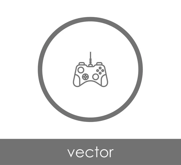 Juego joystick icono — Vector de stock