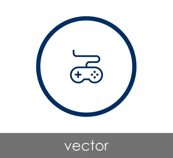 Joystick ícone de jogos — Vetor de Stock