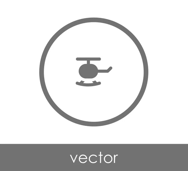 รูปภาพไอคอนเฮลิคอปเตอร์ — ภาพเวกเตอร์สต็อก