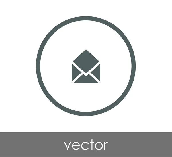 Signo de sobre icono — Vector de stock