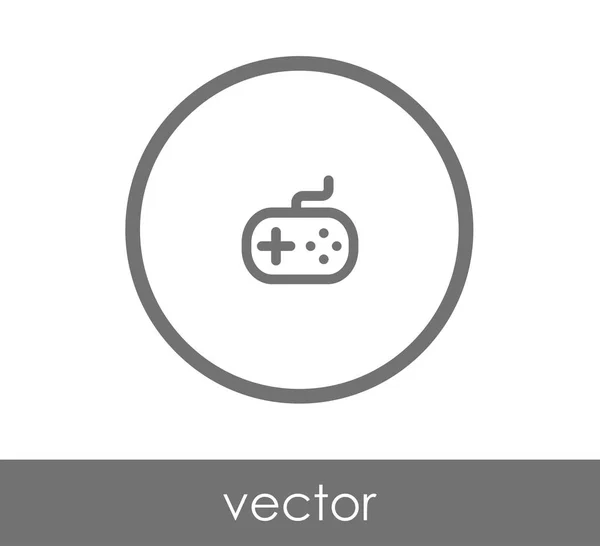 Jeu joystick icône — Image vectorielle