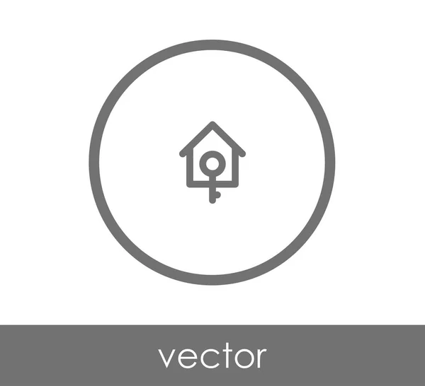 Icono del edificio de casa — Vector de stock