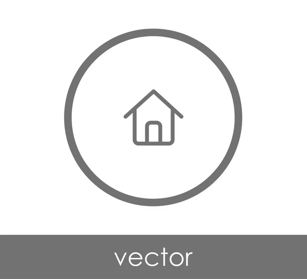 Hausbau-Ikone — Stockvektor