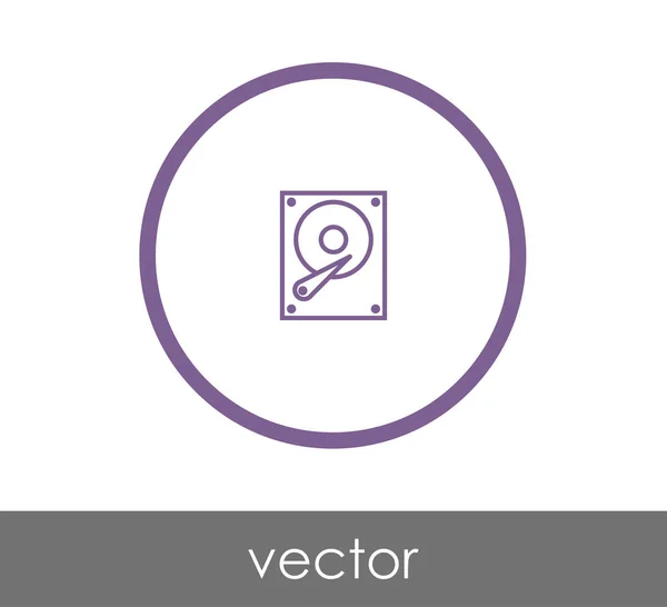 Blikající ikona úložiště — Stockový vektor