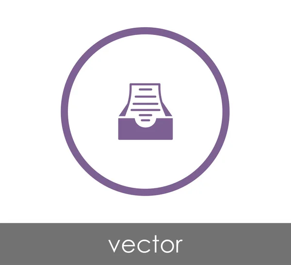 Archive icon illustration — Stock Vector