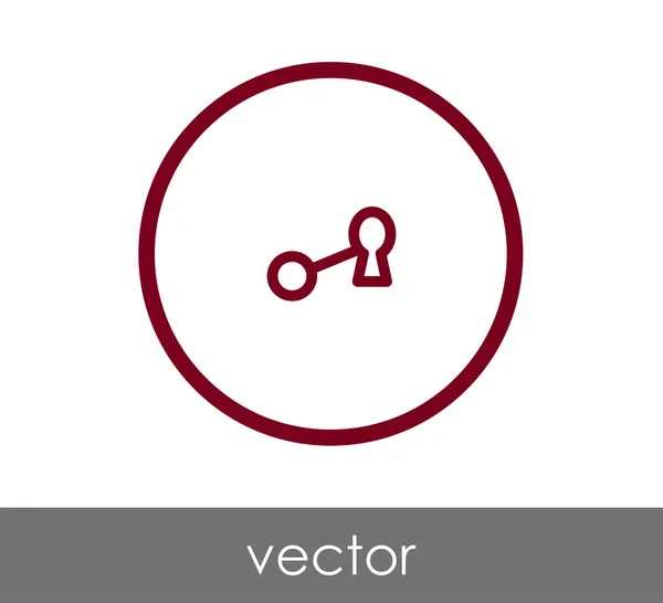 Diseño del icono clave — Vector de stock