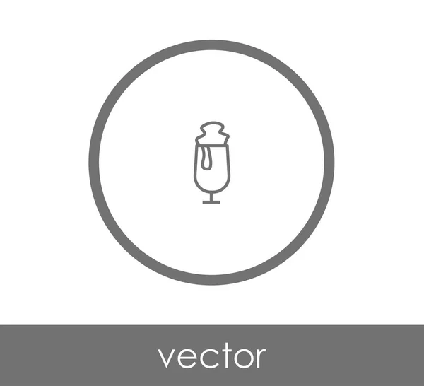 Icono de helado — Vector de stock