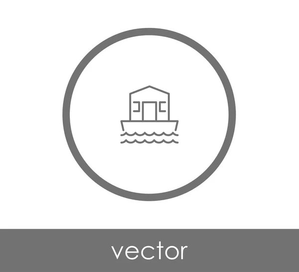Home building icon — Stock Vector