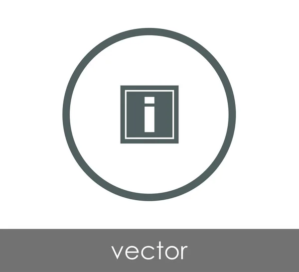 Hinweisschild-Symbol — Stockvektor