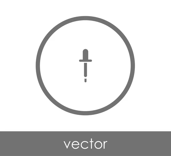 Druppelaar web pictogram — Stockvector