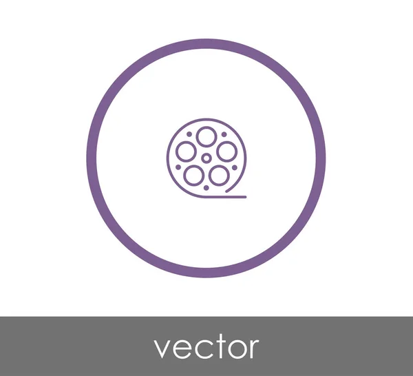 Diseño del icono de la película — Vector de stock