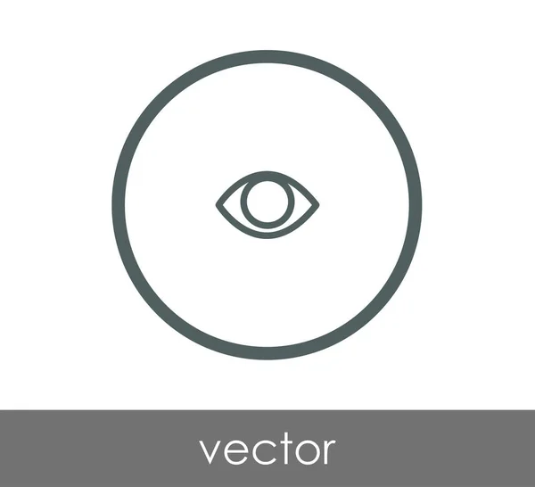 Icono del ojo humano — Vector de stock