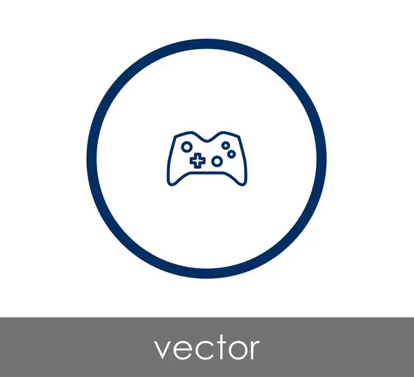 Juego joystick icono — Vector de stock