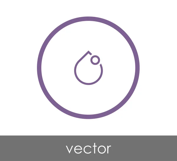 Drop web icon — Stock Vector