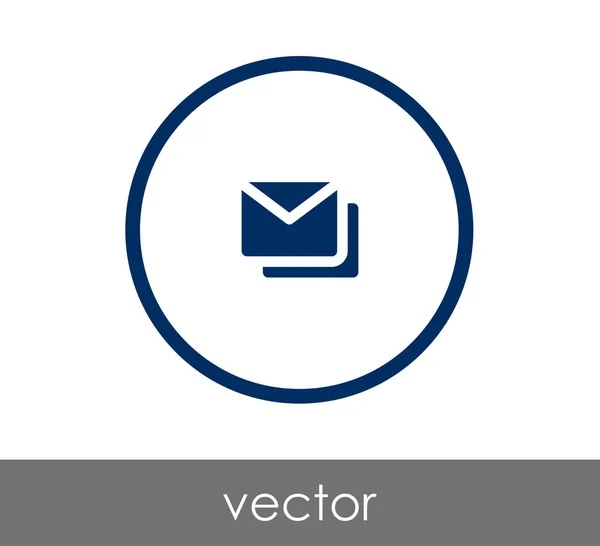 Signo de sobre icono — Vector de stock