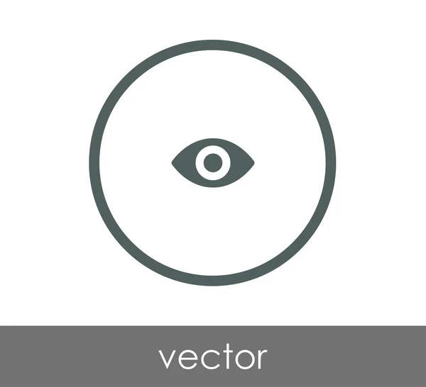 Emberi szem ikon — Stock Vector