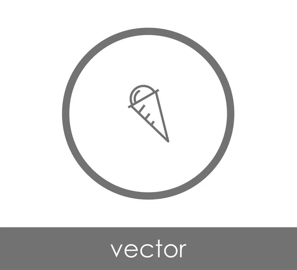 Ícone de sorvete — Vetor de Stock