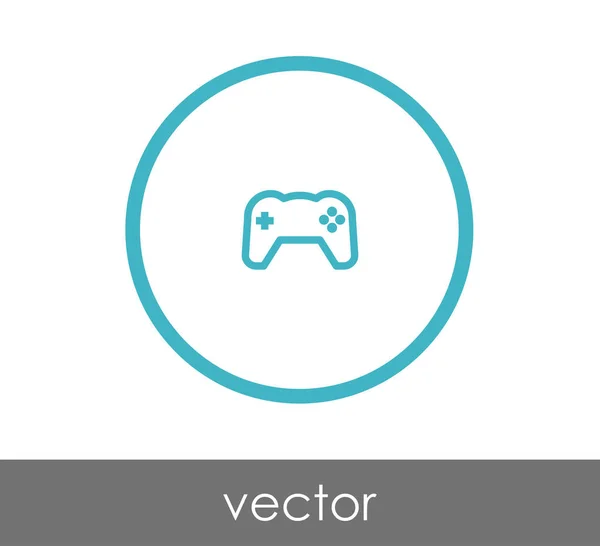 Juego joystick icono — Vector de stock