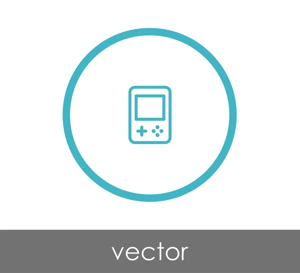Joystick icono web — Vector de stock