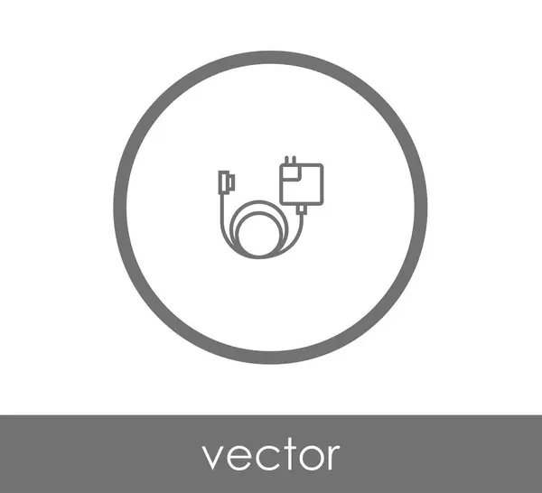 Design der Ladegerät-Ikone — Stockvektor