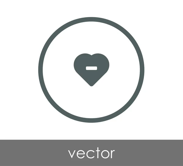 Simple heart icon — Stock Vector