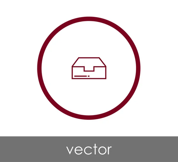 Icono de archivo ilustración — Vector de stock