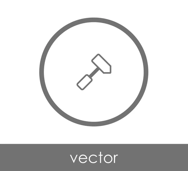 Auktionshammer-Symbol — Stockvektor