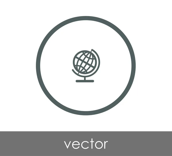 Icona web terra — Vettoriale Stock