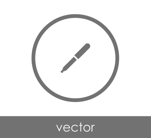 Pipette Web-Symbol — Stockvektor