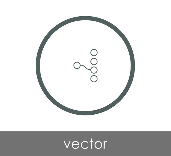 Ilustração ícone hierarquia —  Vetores de Stock