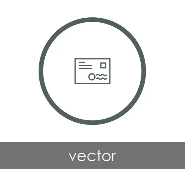 Signo de sobre icono — Vector de stock