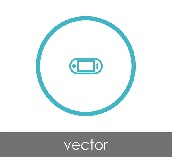 Joystick icono web — Vector de stock