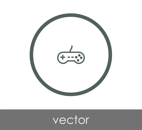 Jeu joystick icône — Image vectorielle