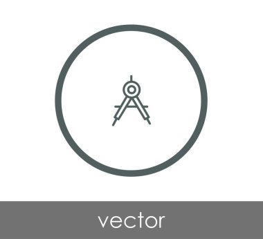 드로잉 나침반 아이콘