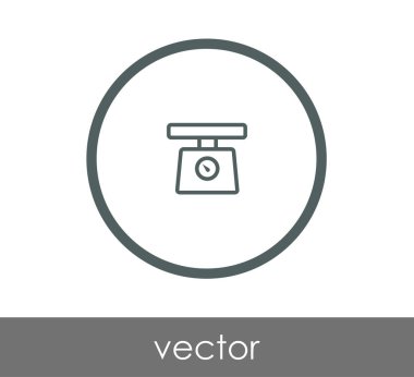 Gıda ölçek simgesi 