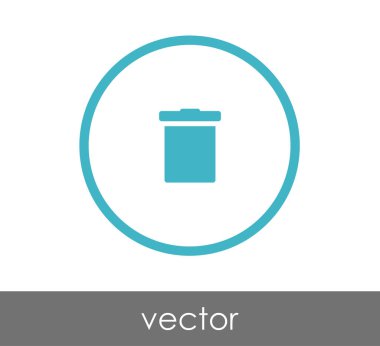 çöp kutusu simgesini