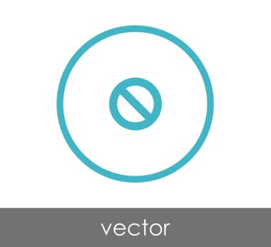 Yasak işareti simgesi