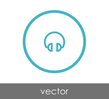 kulaklık basit simgesi