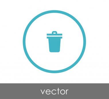 çöp kutusu simgesini