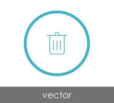 çöp kutusu simgesini