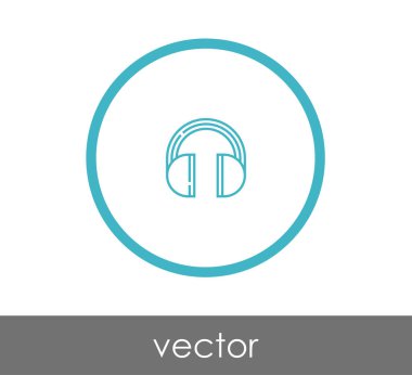 kulaklık basit simgesi