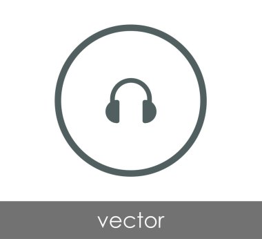 kulaklık basit simgesi