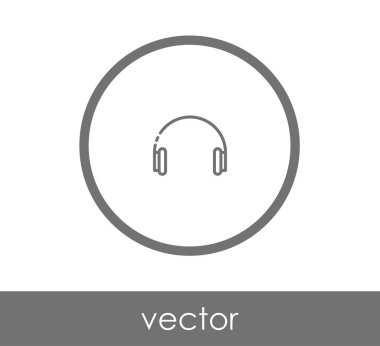 kulaklık basit simgesi