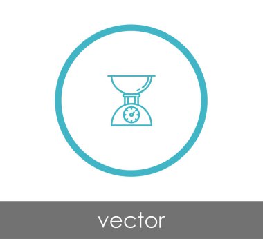 Gıda ölçek simgesi 