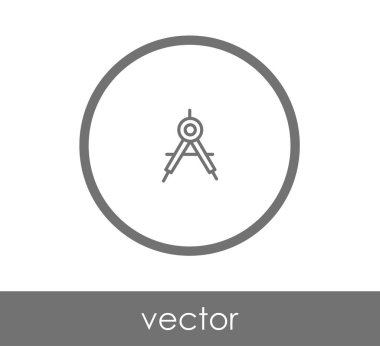 드로잉 나침반 아이콘